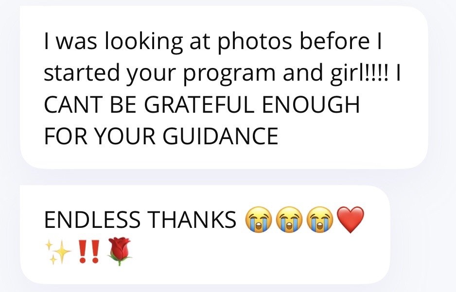 Message from a client to Jen