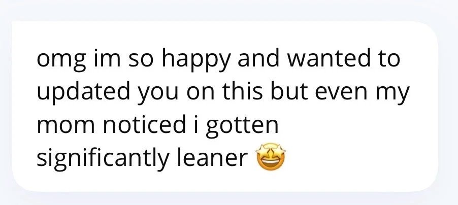 Message from a client to Jen